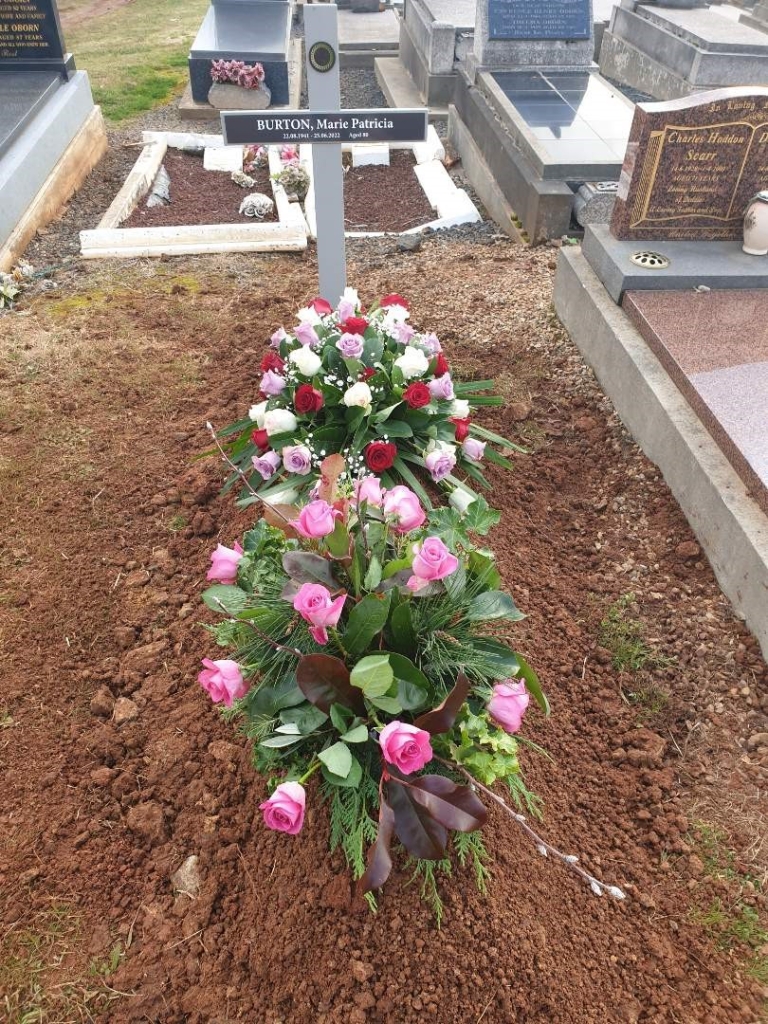 Grave of Patricia Marie Burton