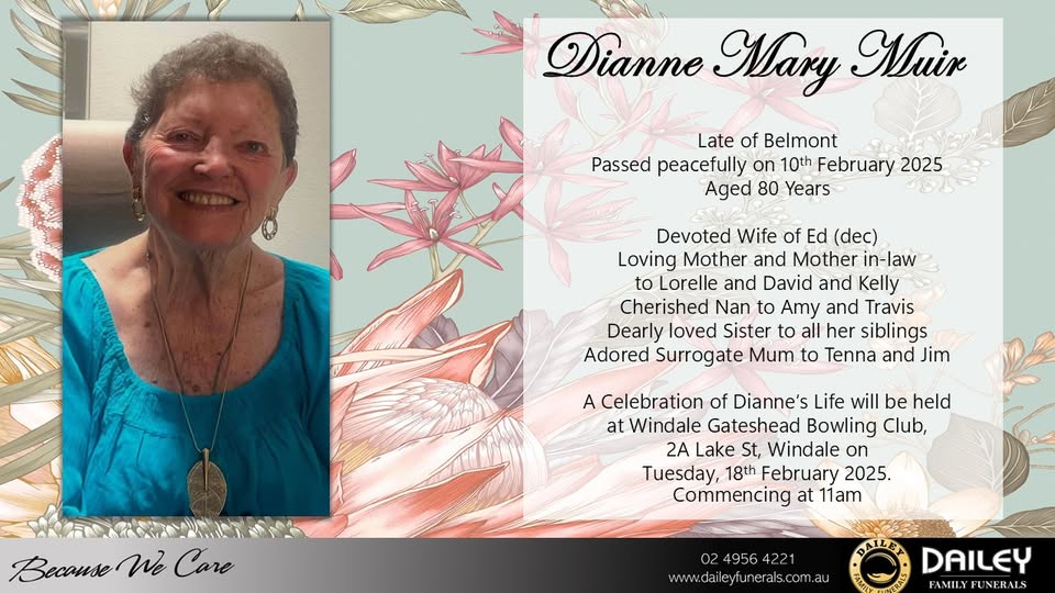 Dianne Mary MUIR